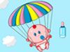 赤ん坊坐降落傘