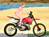美女特技バイク  