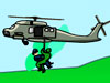 武装ヘリコプター解救人質  