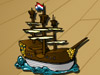 海賊船收集宝藏  